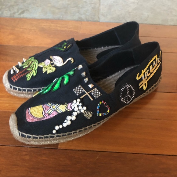 Marc Jacobs | Sienna Flats Espadrilles Black NEW - Picture 3 of 8